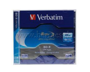 Disks Blu-Ray BD-R 25Gb, 6x, apdrukjams, Jewel kast, 1gab.